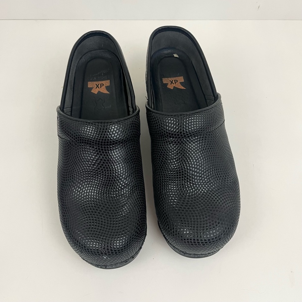 Dansko Womens black Leather Comfort Casual Professional Shoe Women's Size 39